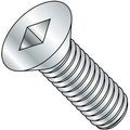 Kanebridge 10-24X2  Square Drive Flat Head Machine Screw Fully Threaded Zinc, Pkg of 2000 1032MQF